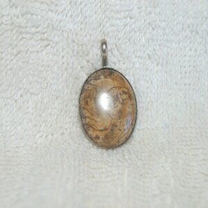 Pendent Native American Design silver setting